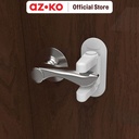 AZKO Kindla 5X8.2X12 cm Pengunci Pintu Lemari - Putih penahan pintu lemari door handle loock aksesoris keamanan pintu