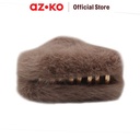 AZKO Ataru Set 2 Pcs Jepit Rambut Triangle Fur - Pink/Cokelat aksesoris rambutjepitanhair accessoriesklip penjepit rambut