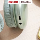 AZKO Ataru Headphone Bluetooth V5.3 - Hijau on ear headphones nirkabel headset telinga wireless aksesoris gadget