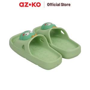 AZKO Ataru Sandal Anak Slides Dino - Hijau Kid Slippers Sepatu Sandal Alas Kaki Sendal Santai Anak