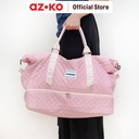 AZKO Passport Ogata Tas Travel - Pink travel bag tas traveling hand carry bag perlengkapan jalan-jalan
