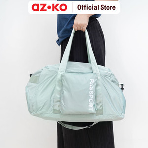 AZKO Passport Eloise Tas Duffle Lipat Dengan Kantong Sepatu - Hijau tas bahu stylish totebag serbaguna multifunctional bag tas travel praktis