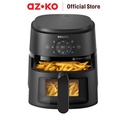 AZKO Philips 3.2 ltr Air Fryer Na210/00 - Hitam alat masak goreng pembuat makanan penggoreng tanpa minyak elektronik dapur
