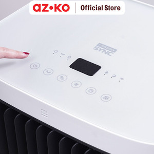 AZKO Krisbow Sync 30 ltr Smart Air Cooler 2400Cmh - Putih Smart Ice Conditioner Pendingin Ruangan Penyejuk Udara Kipas Angin Evaporasi Cooling Fan