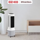 AZKO Krisbow Sync 10 ltr Smart Air Cooler 1300Cmh - Putih Smart Ice Conditioner Pendingin Ruangan Penyejuk Udara Kipas Angin Evaporasi Cooling Fan