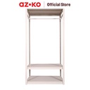 AZKO Masterspace Urban Rak Besi 3 Tingkat 90X45X183 cm - Krem Storage Rack Metal Tempat Penyimpanan Serbaguna Rak Barang Organizer Gudang