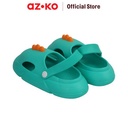 AZKO Ataru Sandal Anak Clogs Dino - Hijau Kid Slippers Sepatu Sandal Alas Kaki Sendal Santai Anak