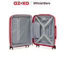 AZKO Passport Atlas Koper Pp Tsa Lock Luggage Tas Jalan-Jalan Travel Bag Tas Roda
