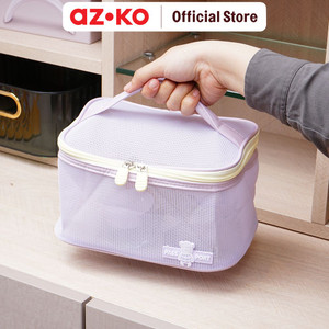 AZKO Passport Orugana Tas Organizer Rectangle - Ungu organizer bag perlengkapan traveling tas serbaguna pouch