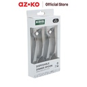 AZKO Kris Set 20 Pcs Sendok Makan Sekali Pakai - Silver table spoon food grade eating utensil sendok makan peralatan makan sekali pakai