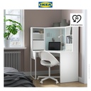 IKEA MICKE Meja Kerja Sudut Minimalis 100x142 cm
