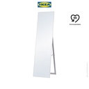 IKEA Metro Cermin Badan / Kaca Minimalis Putih 40x150 cm