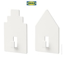 IKEA TIPPVAGN Pengait Gantungan Kunci dengan Lem Isi 2Pcs