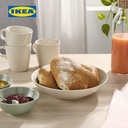 IKEA FARGKLAR Piring Makan Cekung Glossy 23cm Isi 4pcs