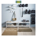 IKEA MACKAPAR Rak Tempat Sepatu 2 Tingkat Putih Minimalis 78x32x40 cm
