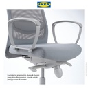 IKEA MARKUS Kursi Kantor Minimalis Vissle Abu-Abu Muda