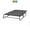 IKEA HAMMARN Sofa Bed Knisa Abu-Abu Tua 120cm