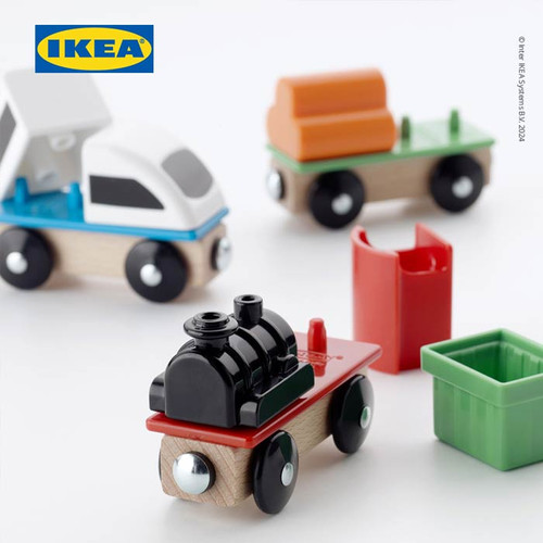 IKEA LILLABO Kereta Api Set Isi 3pcs