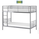 IKEA SVARTA Rangka Tempat Tidur Tingkat 90x200 cm
