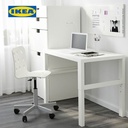 IKEA PAHL Meja Belajar Anak Minimalis Putih 96x58 cm