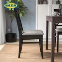 IKEA INGOLF Kursi Makan Miimalis Serbaguna Cokelat/Abu-Abu