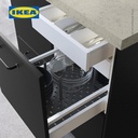 IKEA UPPDATERA Baki Pengatur Perkakas Dapur Putih 20x50 cm