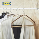IKEA HOSVANS Gantungan Baju Bahan Bambu Isi 5pcs