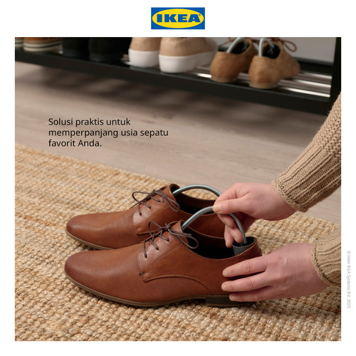 IKEA SITTPINNE Pembentuk Sepatu / Shoe Tree Abu-Abu Tua