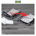 IKEA SPANTAD Kantong Vakum Gulung Biru Muda Set Isi 2pcs