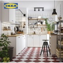 IKEA KUNGSFORS Tempat Pisau Magnet Dinding Bahan Baja Tahan Karat 56cm