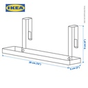 IKEA PALYCKE Rak Handuk Gantung Dengan Klip