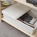 IKEA SOCKERBIT Kotak Penyimpanan Dengan Penutup Putih 50x77x19 cm