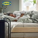 IKEA VANNAREID Kasur Kantong Pegas Tipe Extra Padat Krem 80x200 cm