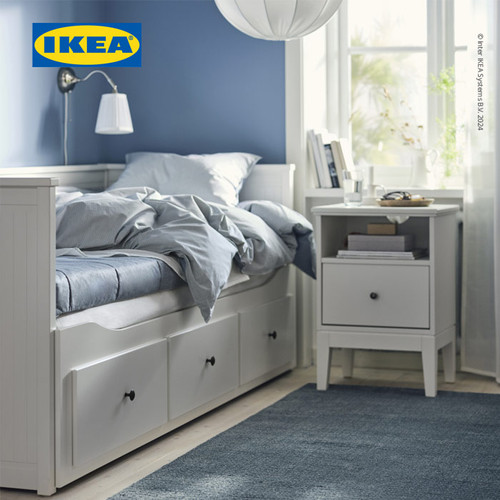 IKEA AGOTNES Kasur Busa Tipe Keras Biru Muda 80x200 cm