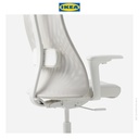 IKEA JARVFJALLET Kursi Kantor Dengan Sandaran Tangan Minimalis Putih