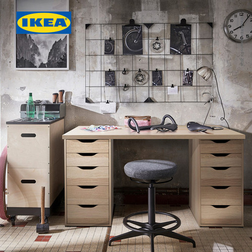 IKEA ALEX Unit Laci Motif Kayu Minimalis 36x70 cm