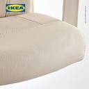 IKEA MILLBERGET Kursi Kerja Putar dengan Sandaran Tangan Krem