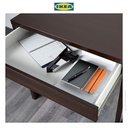 IKEA MICKE Meja Kerja dengan Laci Hitam/Cokelat 73x50 cm