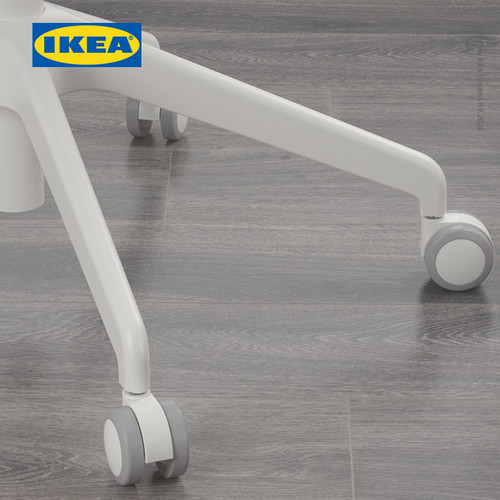 IKEA LANGFJALL Kursi Kerja / Belajar Minimalis Gunnared Abu-Abu/Putih