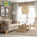 IKEA HOLMERUD Meja Tamu Minimalis Efek Kayu Oak 90x55 cm