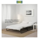 IKEA HAMMARN Sofa Bed Knisa Abu-Abu Tua 120cm