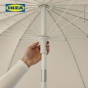 IKEA SAMSO Tenda Payung Dapat Dimiringkan Krem 200cm