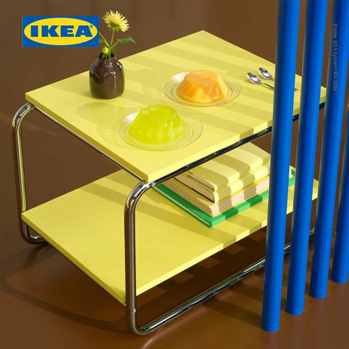IKEA BAGGBODA Meja Kecil Samping Sofa 71x49cm