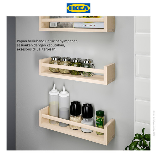 IKEA BEKVAM Rak Dinding Serbaguna Bahan Kayu