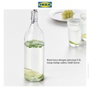 IKEA KORKEN Botol Air Minum 1L dengan penutup