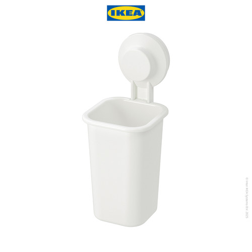 IKEA TISKEN Tempat Sikat Gigi Tempel Dinding
