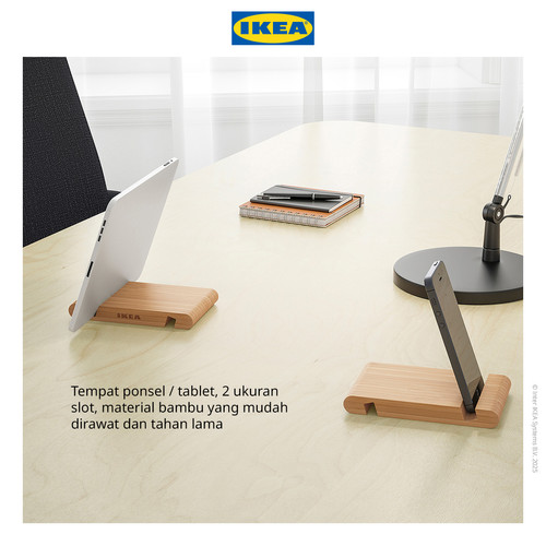 IKEA BERGENES Handphone Holder Bahan Bambu