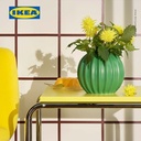 IKEA SKOGSTUNDRA Vas Bunga Hijau 15cm
