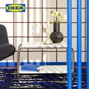 IKEA BAGGBODA Meja Kecil Samping Sofa 71x49cm