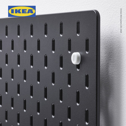 IKEA SKADIS Papan Berlubang Pegboard Putih 76x56 cm